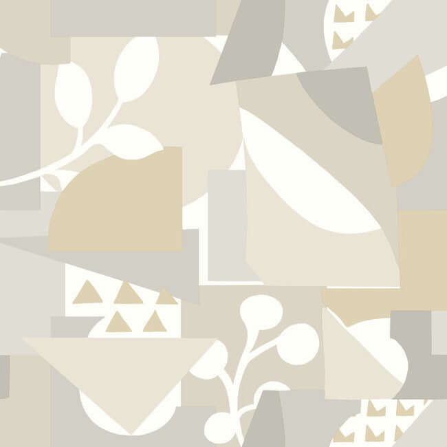 cut-outs-wallpaper-neutral-multi-york-wallcoverings-oi0672 - York Wallcoverings Wallpaper