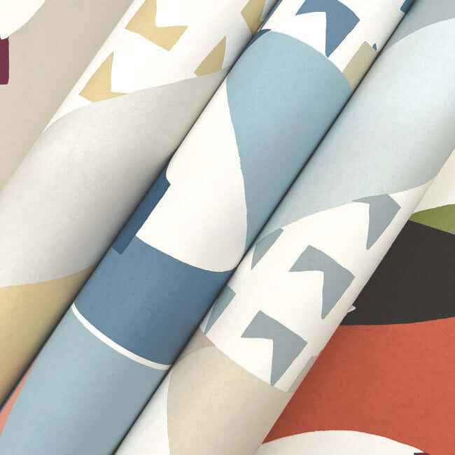 Cut Outs Sky Blue Wallpaper - York Wallcoverings - OI0673 - York Wallcoverings Wallpaper