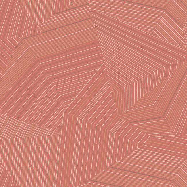 dotted-maze-desert-red-wallpaper-york-wallcoverings-oi0611 - York Wallpaper Wallpaper