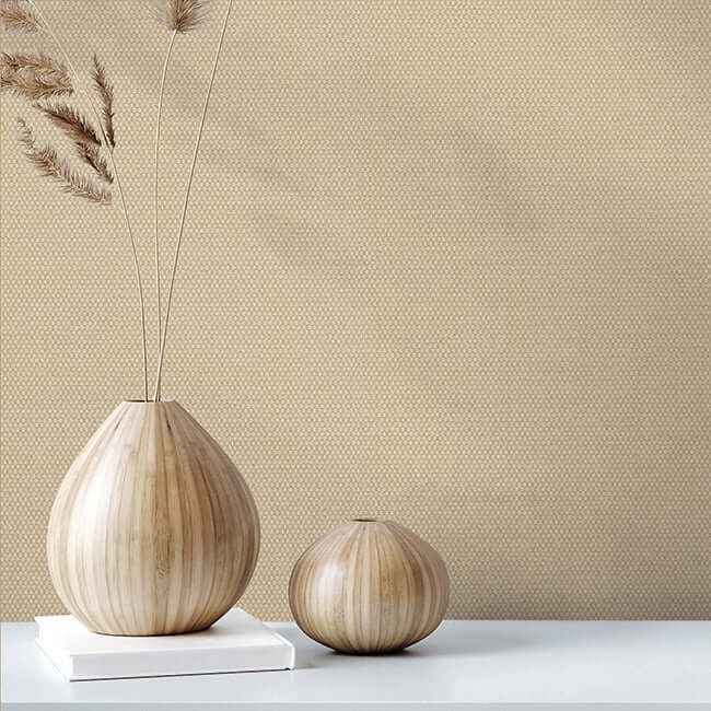 Varna Light Beige Wallpaper - York Wallcoverings - HW3665R - York Wallcoverings Wallpaper