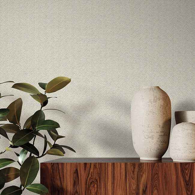 Savile Parchment Wallpaper - York Wallcoverings - HA3651R - York Wallcoverings Wallpaper