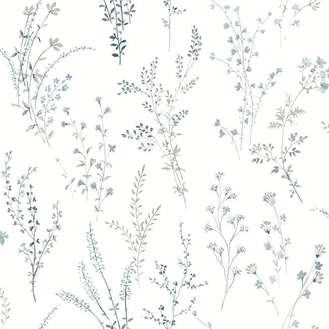 wildflower-sprigs-peel-and-stick-wallpaper-blue-green-york-wallcoverings-psw1523rl