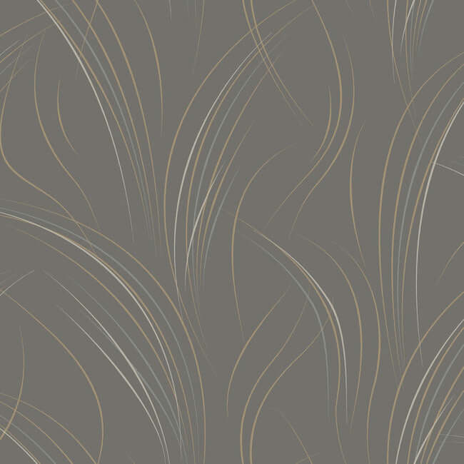 graceful-wisp-charcoal-wallpaper-york-wallcoverings-ev3936 - York Wallcoverings Wallpaper