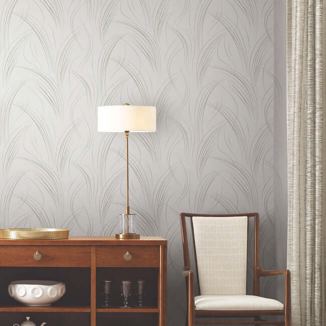 graceful-wisp-white-wallpaper-york-wallcoverings-ev3939 - York Wallpaper Wallpaper