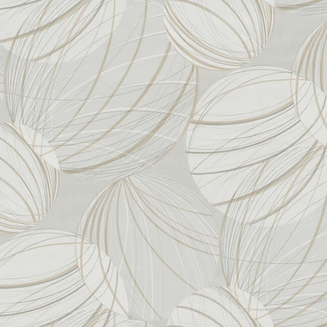floating-lanterns-light-grey-wallpaper-york-wallcoverings-ev3907 - York Wallpaper Wallpaper