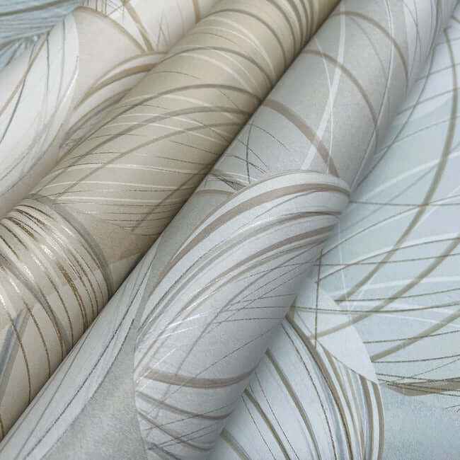 Floating Lanterns Light Grey Wallpaper - York Wallcoverings - EV3907
