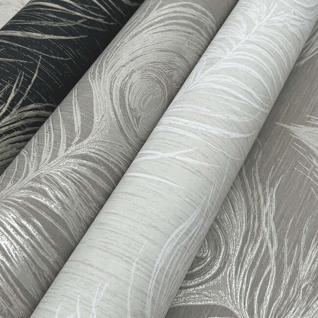 regal-peacock-black-wallpaper-york-wallcoverings-ev3942 - York Wallpaper Wallpaper