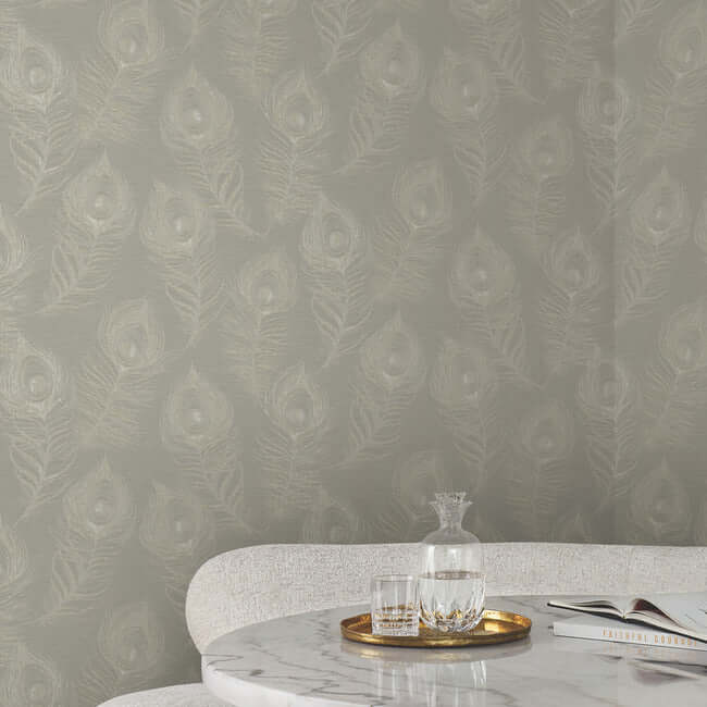 regal-peacock-mink-wallpaper-york-wallcoverings-ev3941 - York Wallpaper Wallpaper