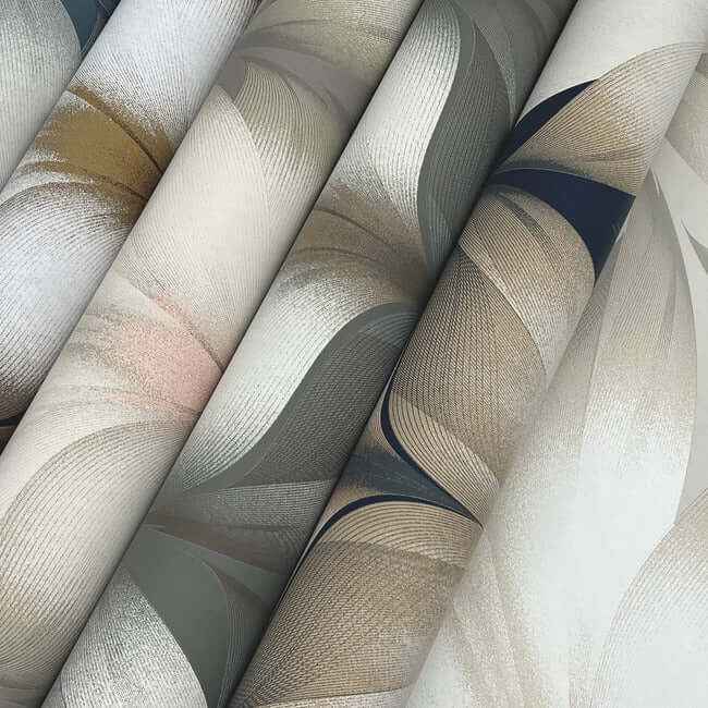 Lotus Light Stripe Black Wallpaper - York Wallcoverings - EV3954 - York Wallcoverings Wallpaper