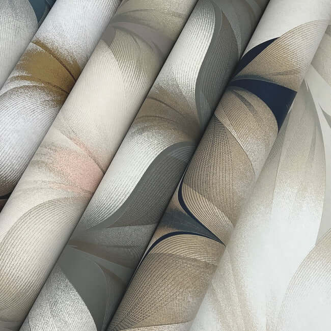 lotus-light-stripe-white-wallpaper-york-wallcoverings-ev3955 - York Wallpaper Wallpaper
