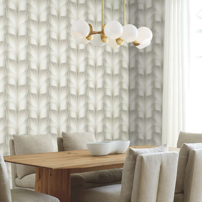 lotus-light-stripe-white-wallpaper-york-wallcoverings-ev3955 - York Wallpaper Wallpaper