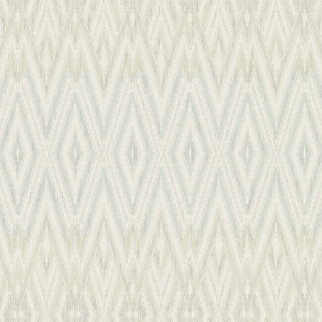 diamond-marquise-blue-neutral-wallpaper-york-wallcoverings-ev3914 - York Wallpaper Wallpaper