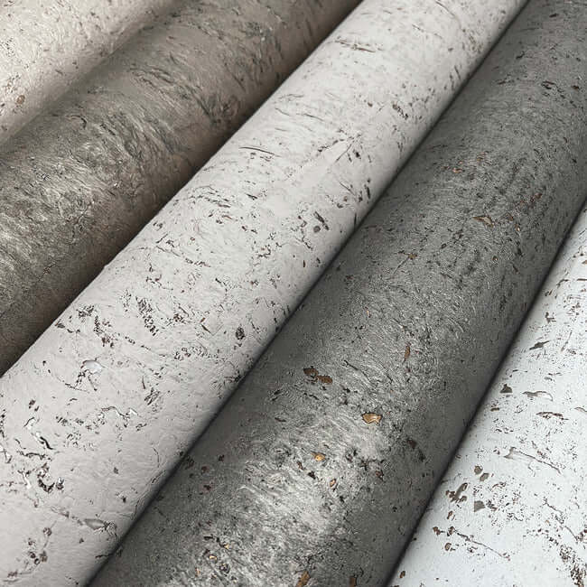 cork-pale-grey-silver-wallpaper-york-wallcoverings-ev3901 - York Wallpaper Wallpaper