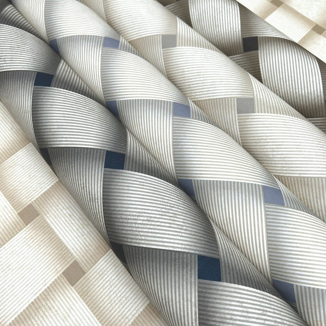 bayside-basket-weave-wallpaper-blonde-york-wallcoverings-ev3965 - York Wallcoverings Wallpaper
