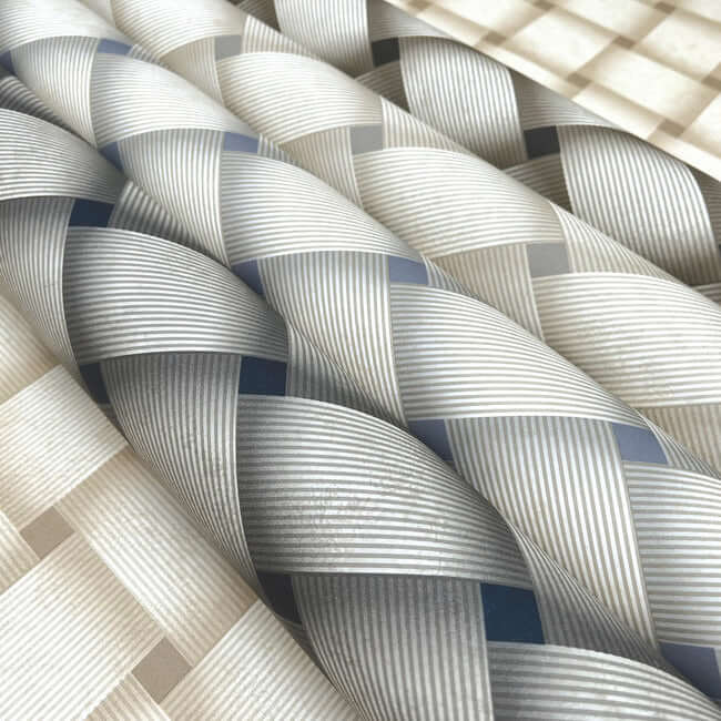 bayside-basket-weave-mocha-wallpaper-york-wallcoverings-ev3966 - York Wallcoverings Wallpaper