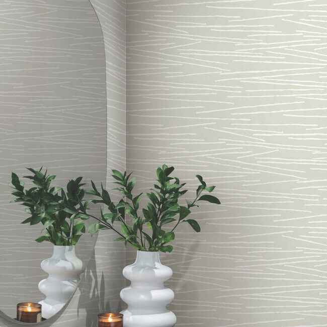 Line Horizon Soft Green Wallpaper - York Wallcoverings - EV3934 - York Wallcoverings Wallpaper