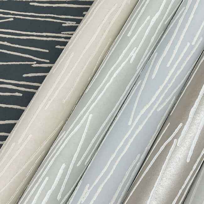Line Horizon Spa Blue Wallpaper - York Wallcoverings - EV3933 - York Wallcoverings Wallpaper
