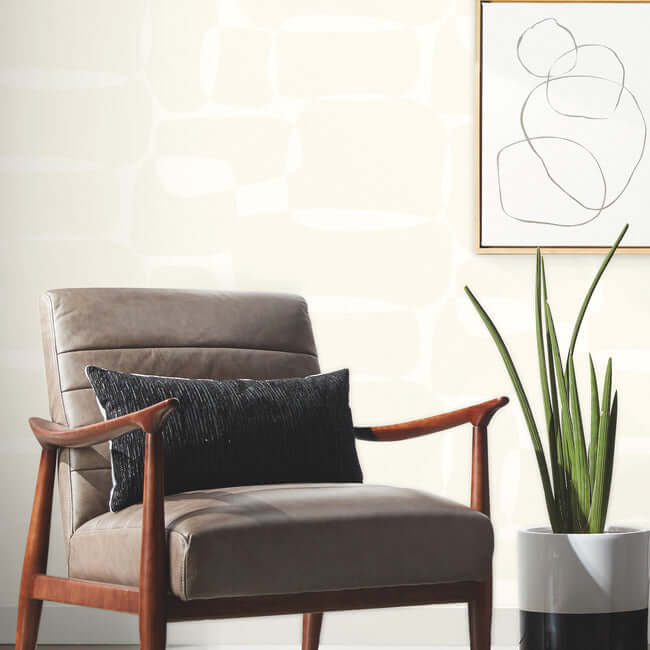 block-white-ivory-wallpaper-york-wallcoverings-ag2072 - York Wallpaper Wallpaper