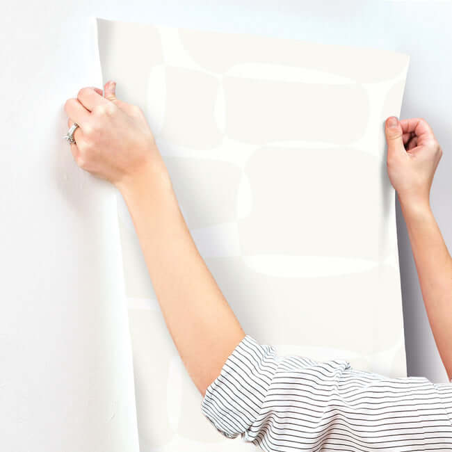 block-white-ivory-wallpaper-york-wallcoverings-ag2072 - York Wallpaper Wallpaper