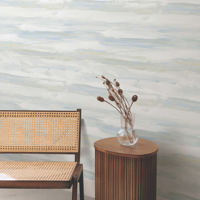 on-the-horizon-blue-yellow-wallpaper-york-wallcoverings-ag2010 - York Wallpaper Wallpaper