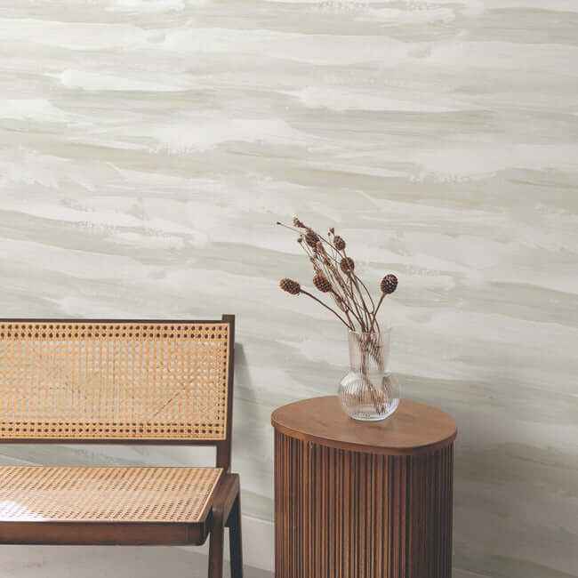 On The Horizon Neutral Wallpaper - York Wallcoverings - AG2012 - York Wallcoverings Wallpaper