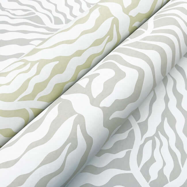fern-fronds-light-green-white-wallpaper-york-wallcoverings-ag2065 - York Wallpaper Wallpaper