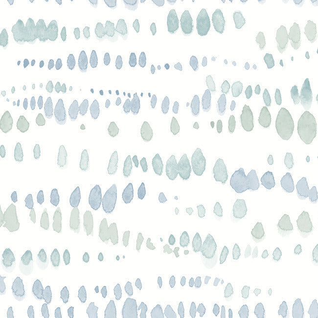 lisa-audit-dewdrops-wallpaper-blue-york-wallcoverings-ag2045