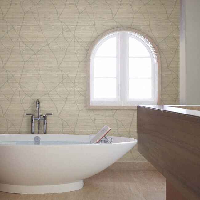 Raska Camel Wallpaper - York Wallcoverings - AG2085 - York Wallcoverings Wallpaper