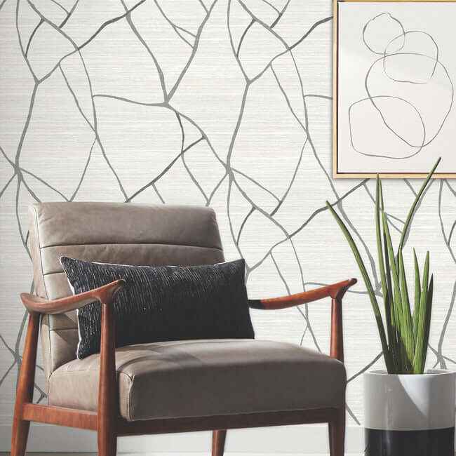 Raska Ivory Wallpaper - York Wallcoverings - AG2081 - York Wallcoverings Wallpaper