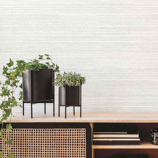 Fountain Grass Ivory Wallpaper - York Wallcoverings - AG2087