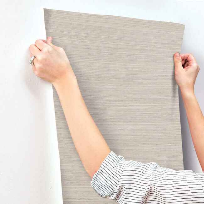 Fountain Grass Taupe Wallpaper - York Wallcoverings - AG2088 - York Wallcoverings Wallpaper