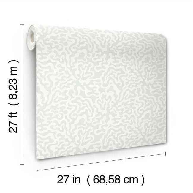 Nebulous Cloud Duck Egg Wallpaper - York Wallcoverings - AG2022 - York Wallcoverings Wallpaper