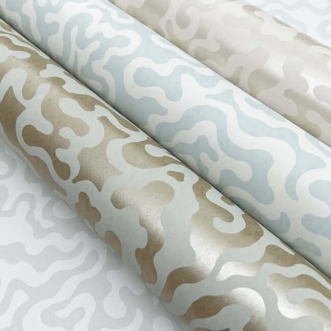 nebulous-cloud-grey-gold-wallpaper-york-wallcoverings-ag2023 - York Wallpaper Wallpaper