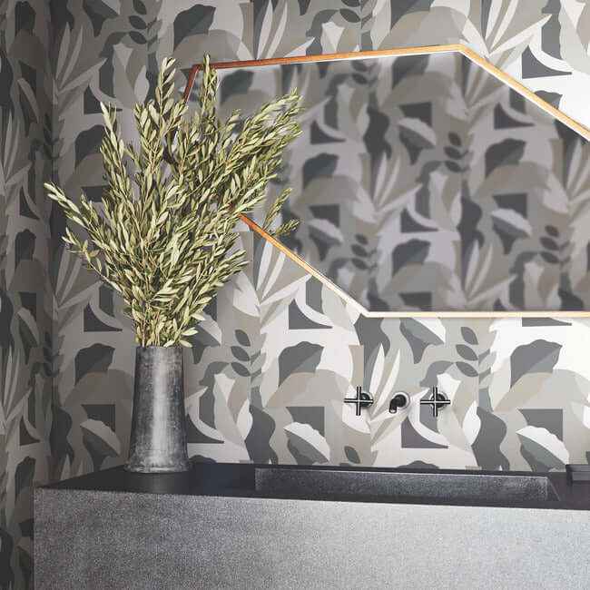 Papier Colle Black & White Wallpaper - York Wallcoverings - AG2003 - York Wallcoverings Wallpaper