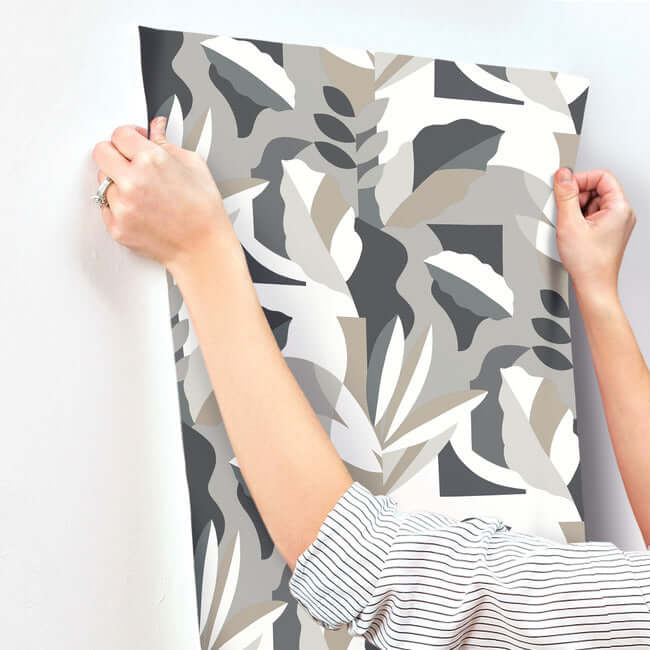 papier-colle-black-white-wallpaper-york-wallcoverings-ag2003 - York Wallcoverings Wallpaper