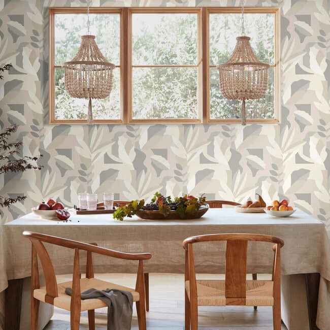 Papier Colle Neutral Wallpaper - York Wallcoverings - AG2002 - York Wallcoverings Wallpaper