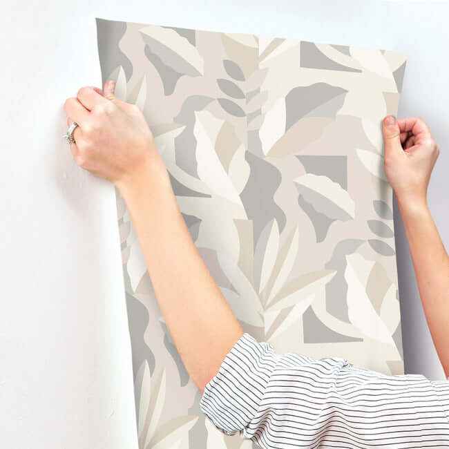 Papier Colle Neutral Wallpaper - York Wallcoverings - AG2002 - York Wallcoverings Wallpaper
