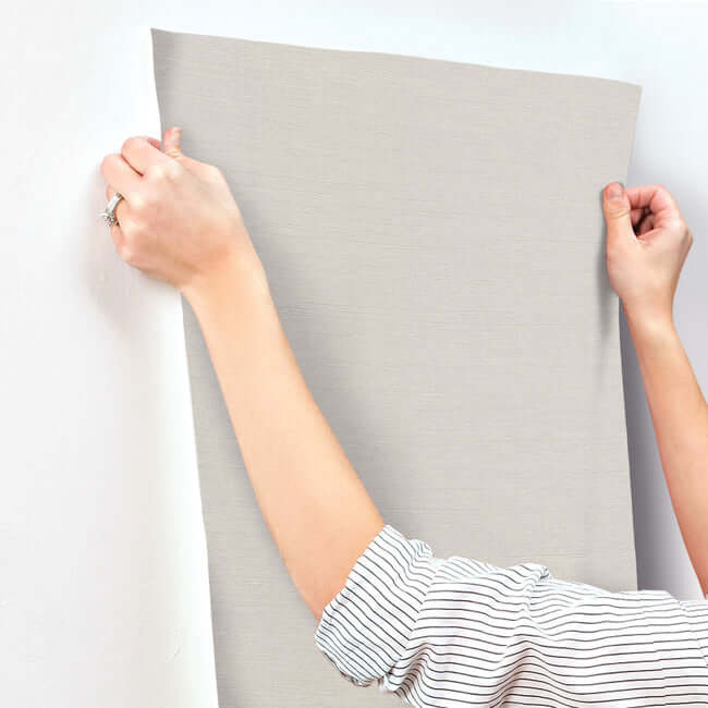 shimmering-linen-ivory-wallpaper-york-wallcoverings-si24373 - York Wallpaper Wallpaper