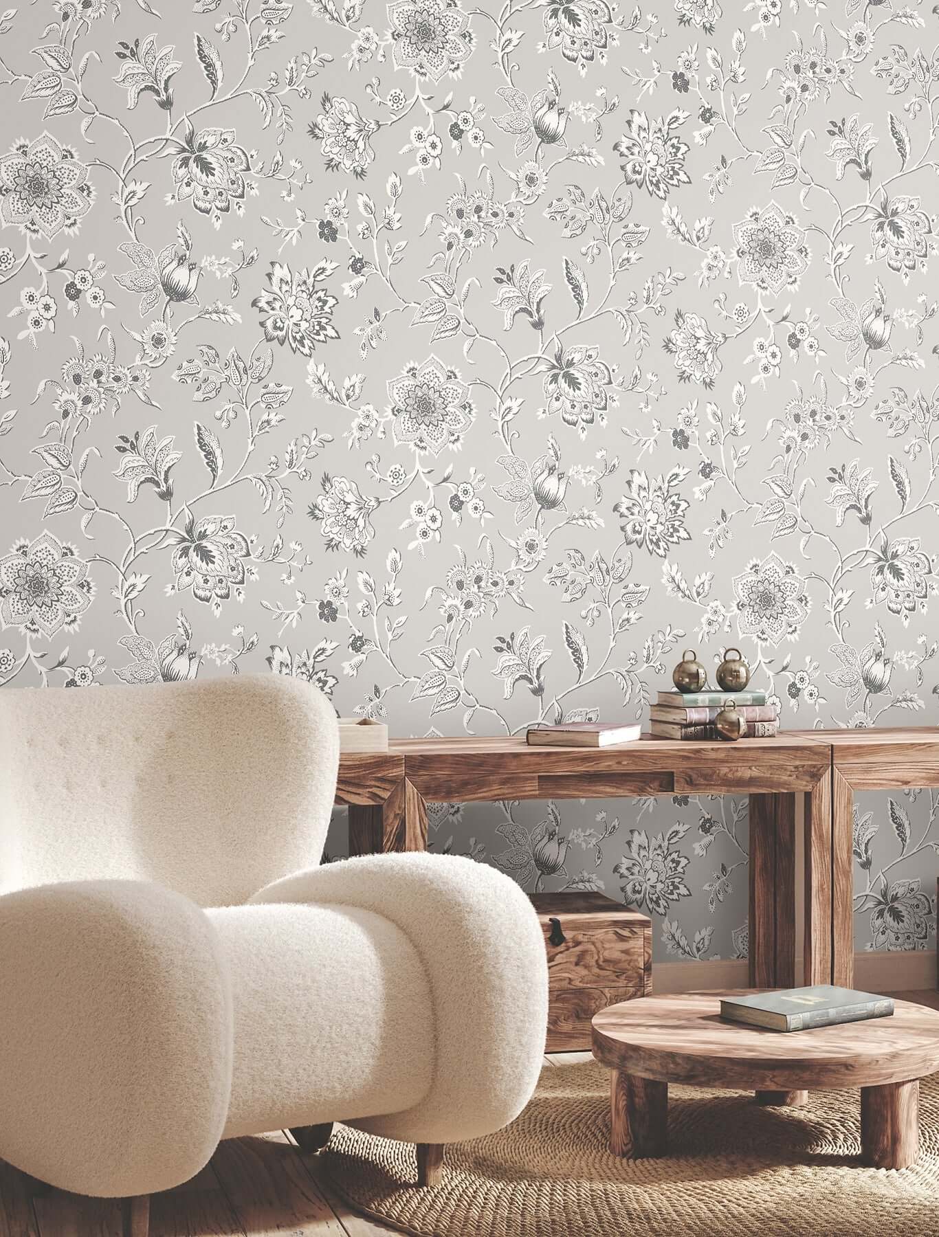 sutton-grey-wallpaper-york-wallcoverings-rt7823 - York Wallpaper Wallpaper
