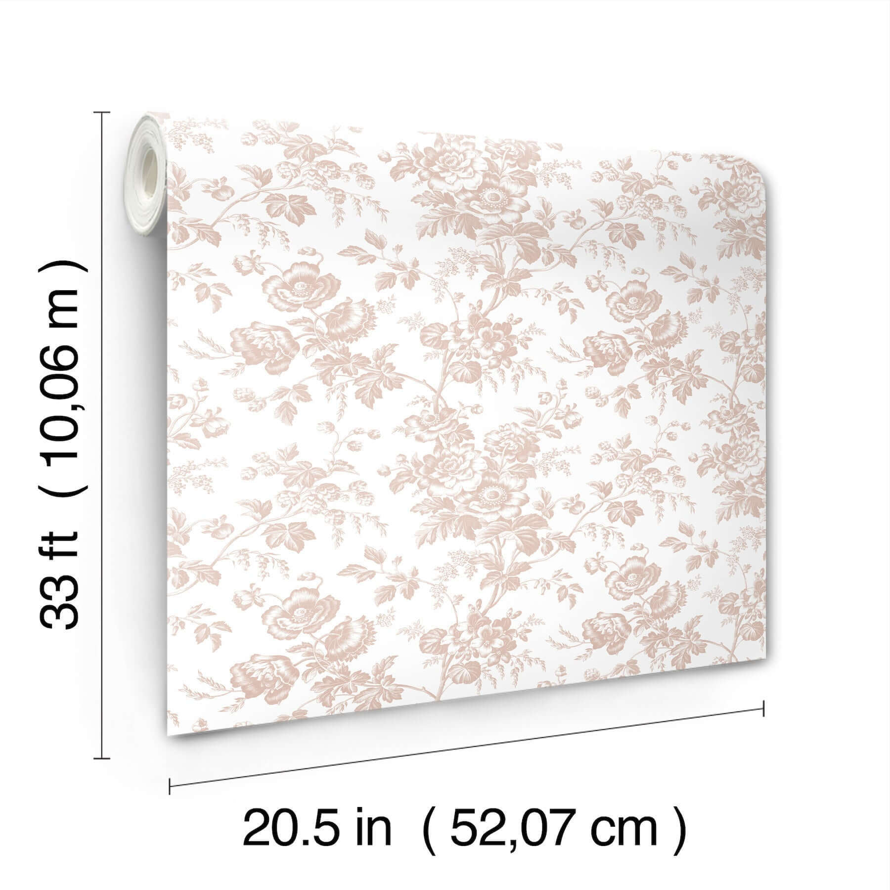 anemone-toile-wallpaper-blush-york-wallcoverings-rt7874 - York Wallcoverings Wallpaper