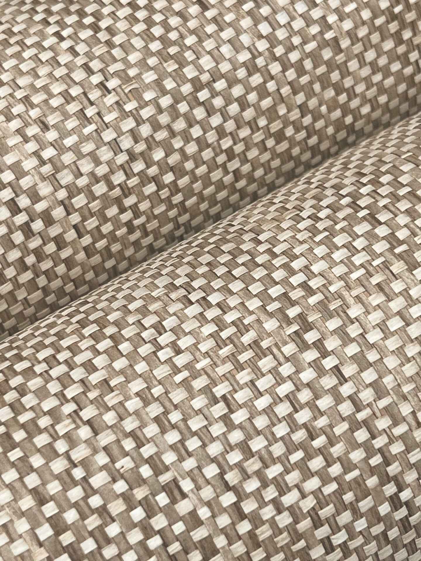 Kami Paperweave Mushroom Wallpaper - York Wallcoverings - GV0186LM - York Wallcoverings Wallpaper