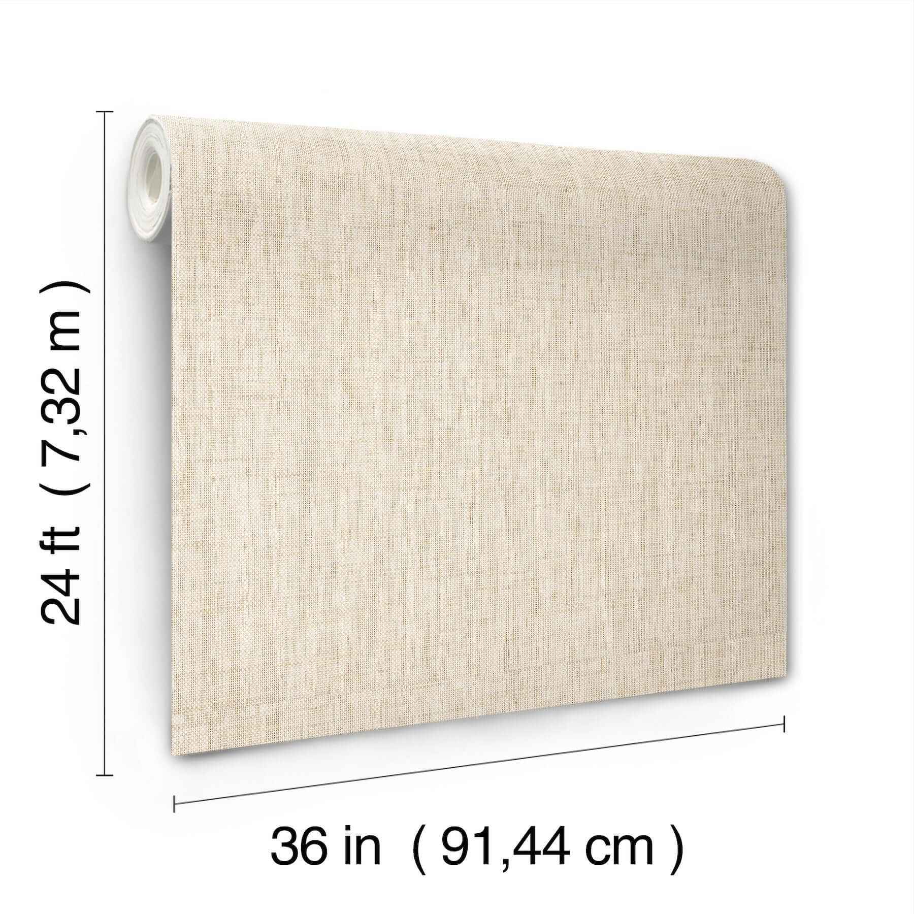 Kami Paperweave Natural Wallpaper - York Wallcoverings - GV0181LM - York Wallcoverings Wallpaper