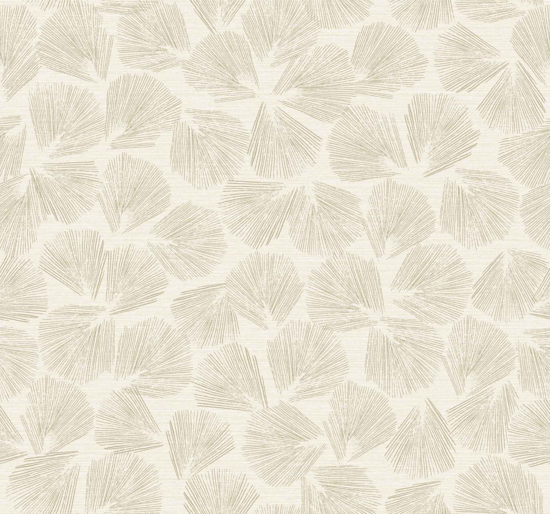 Elora Leaf Gold Wallpaper - York Wallcoverings - LM5353