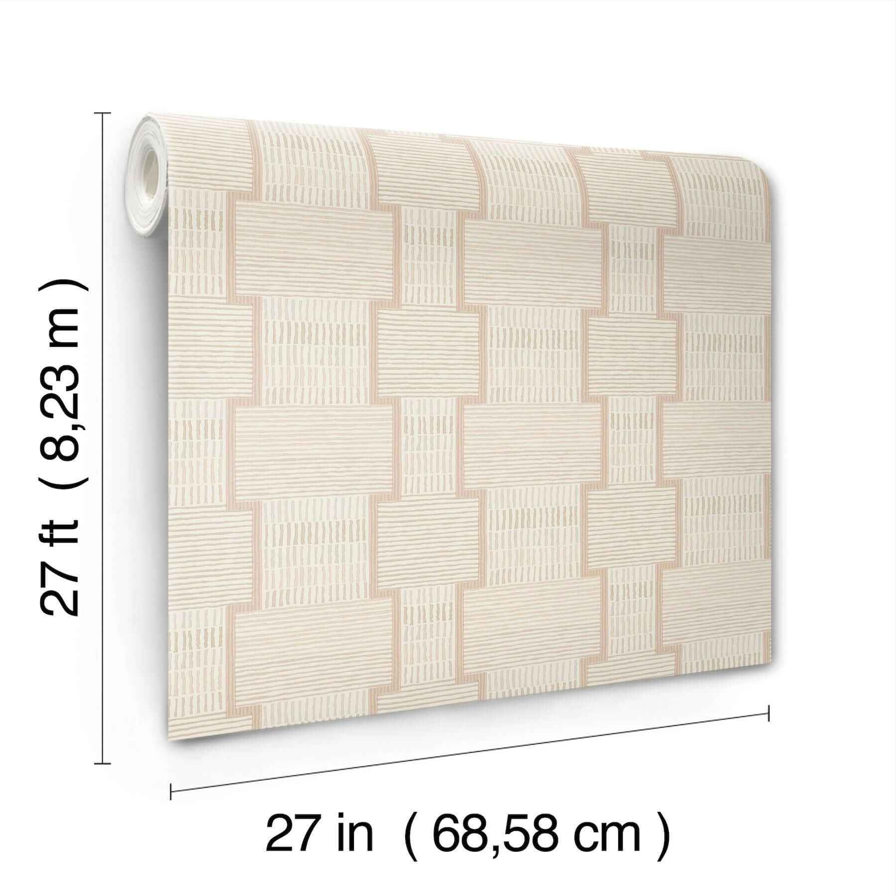 La Broderie Blush Wallpaper - York Wallcoverings - LM5372 - York Wallcoverings Wallpaper