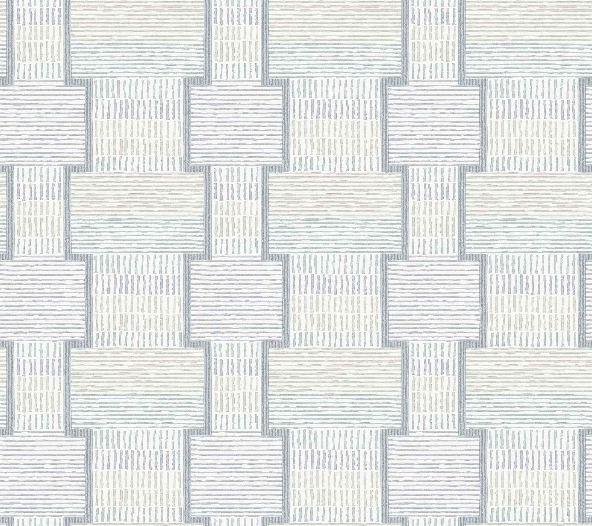 La Broderie Sky Blue Wallpaper - York Wallcoverings - LM5374