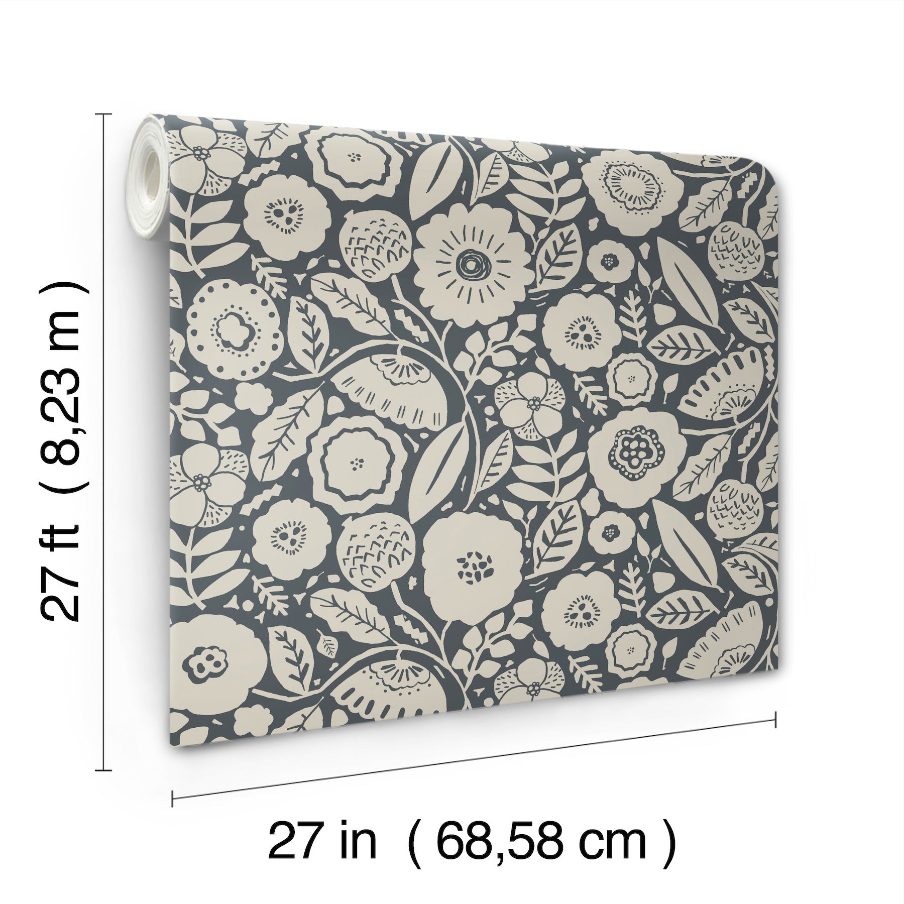 camille-blossom-wallpaper-charcoal-york-wallcoverings-lm5395