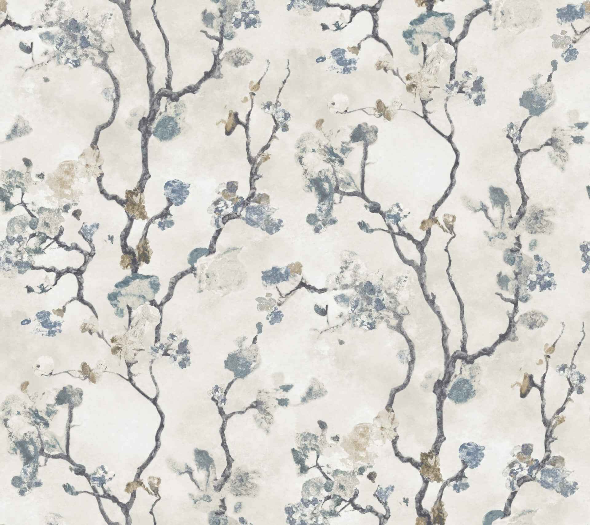 Avril Chinoiserie Peacock Wallpaper - York Wallcoverings - LM5412