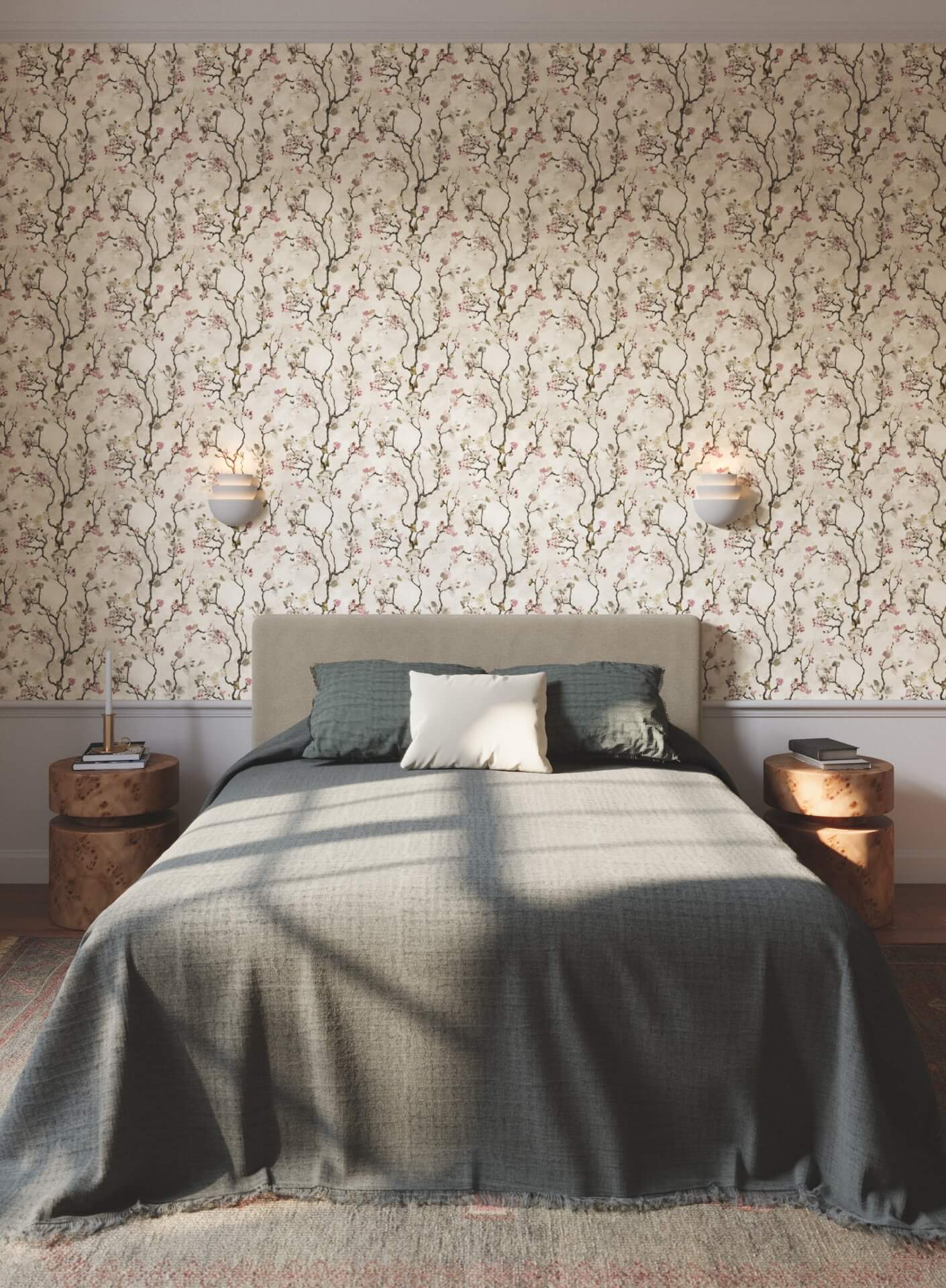 avril-chinoiserie-rose-wallpaper-york-wallcoverings-lm5411 - York Wallpaper Wallpaper
