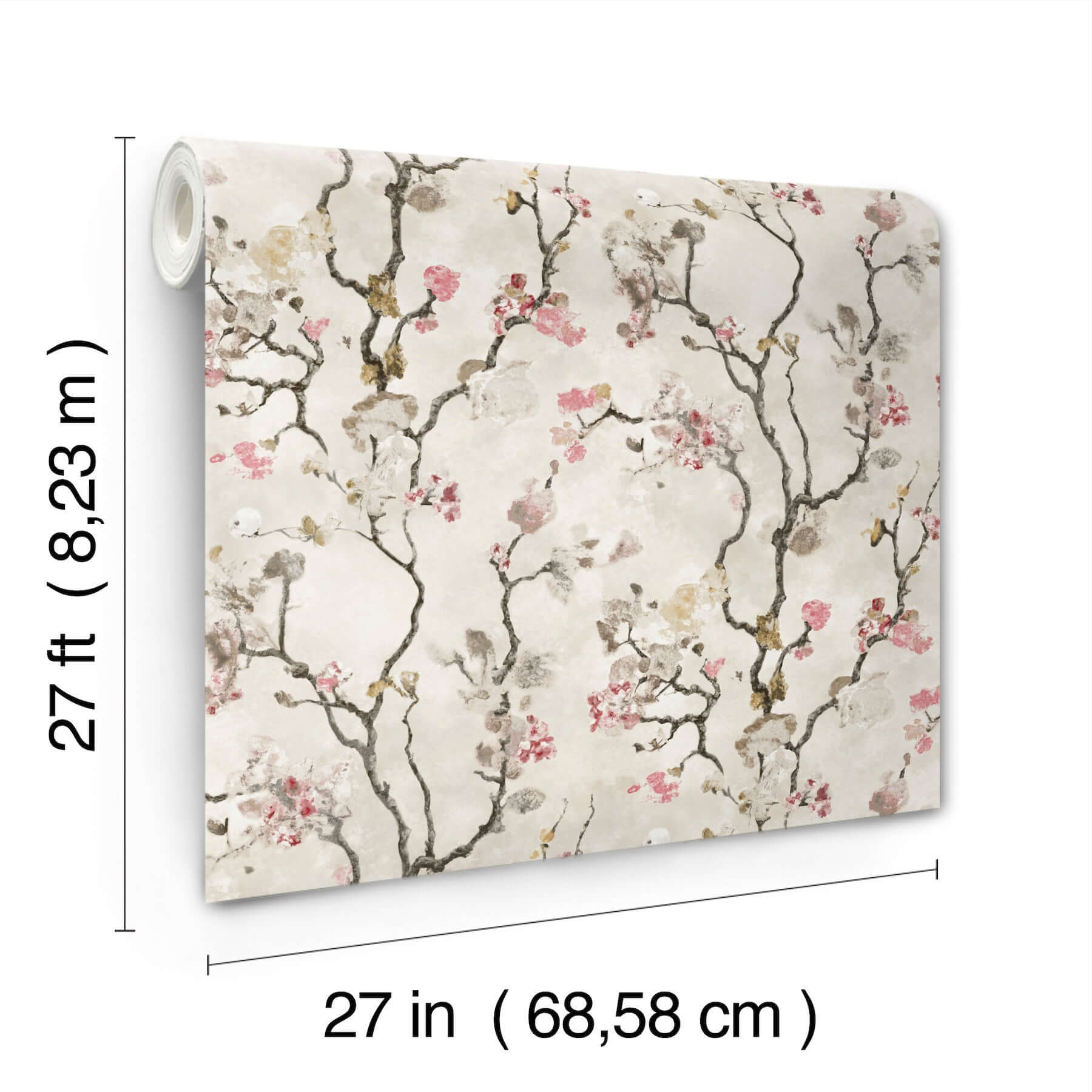 avril-chinoiserie-rose-wallpaper-york-wallcoverings-lm5411 - York Wallpaper Wallpaper