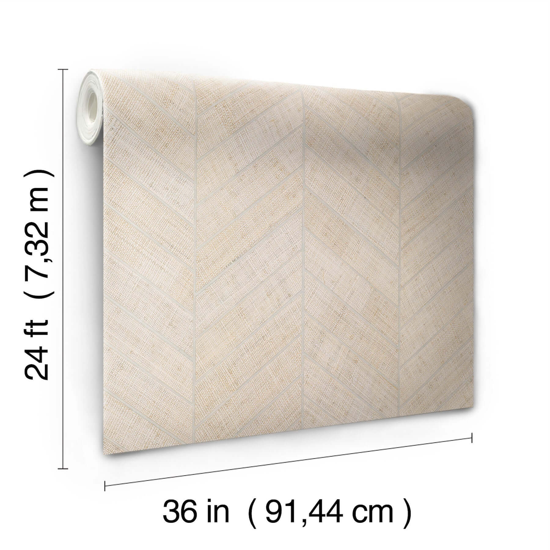 atelier-herringbone-white-wallpaper-york-wallcoverings-ho2108gv - York Wallcoverings Wallpaper